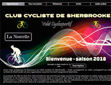Tablet Screenshot of ccs-cyclosportif.ca